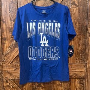 MLB genuine merchendise boys‎ blue Los Angeles dodgers NWT tshirt